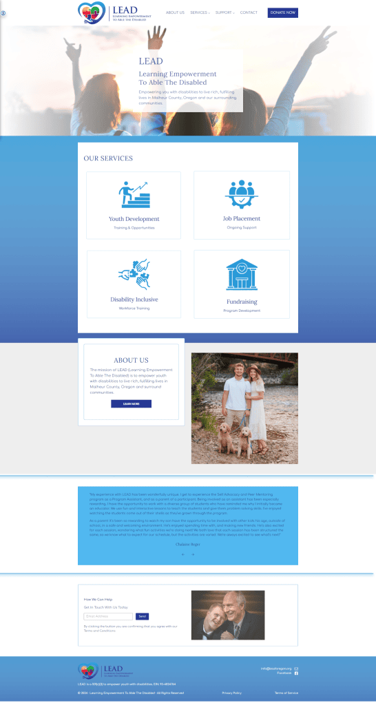 leadoregon org portfolio image