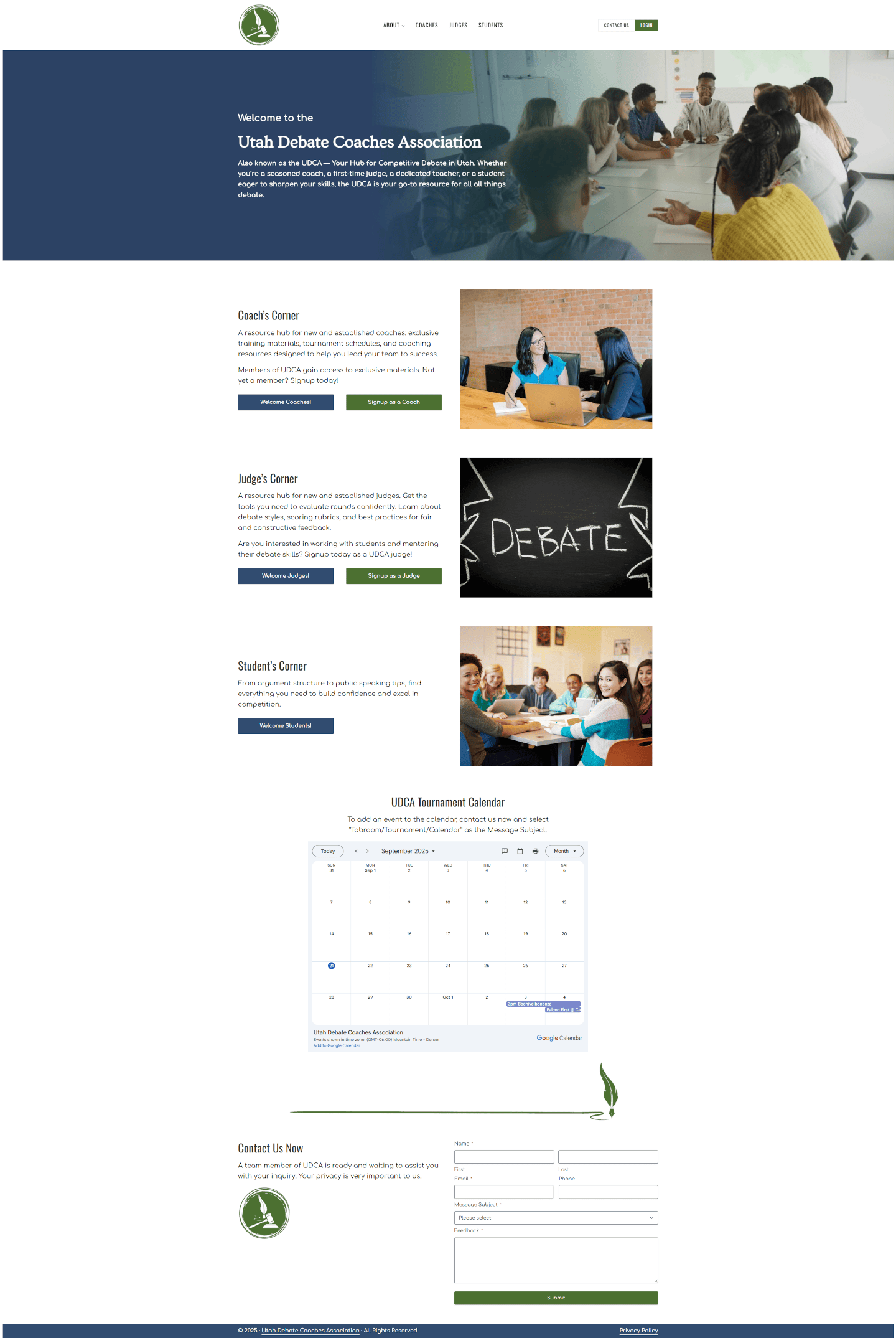 utah debate coaches association home page