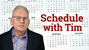 schedule with tim
